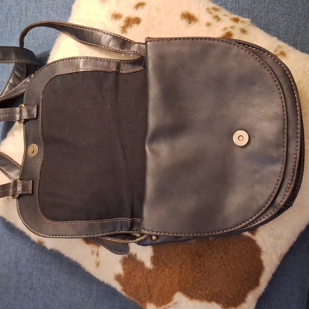 Black leather bag - Picture 4 of 7